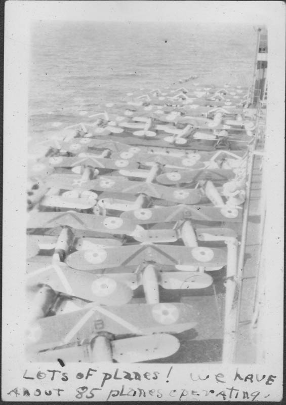 Boeings Massed on Carrier Deck, Ca. 1928-30 (Source: Barnes) 